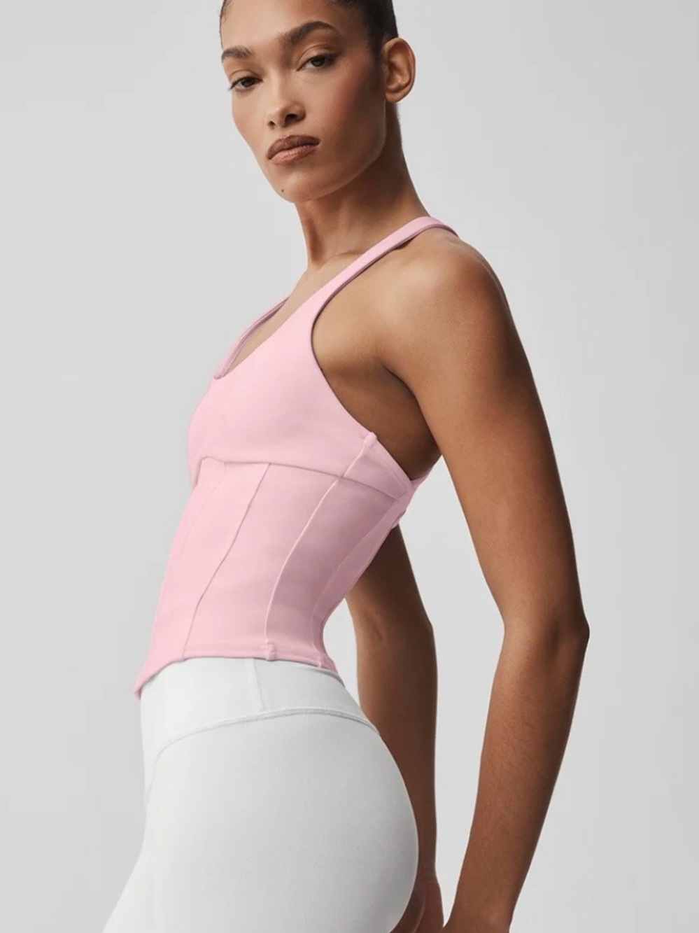 ALO Yoga Airbrush Sparks Fly Corset Tank
Size. XS. Color. Vintage pink - Picture 4 of 10